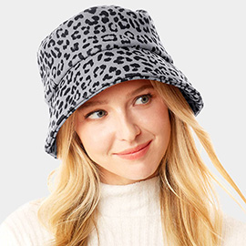 Leopard Patterned Bucket Hat