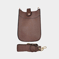 Faux Leather Crossbody Bag