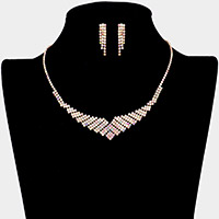 Rhinestone Pave Necklace 