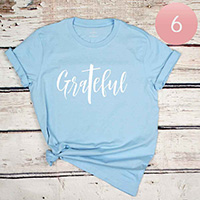 6PCS - Assorted Size Grateful Graphic T-shirts