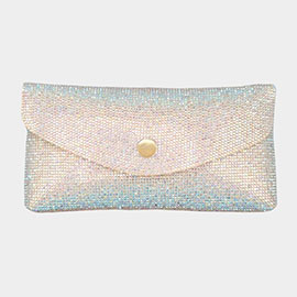 Rhinestone Pave Wallet on Chain Clutch / Fanny Pack / Belt / Crossbody Bag