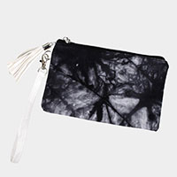 Tie Dye Wristlet Pouch Bag