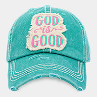 GOD is GOOD Message Vintage Baseball Cap