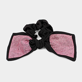 Oversized Flexible Bling Bow Scrunchie Hair Band