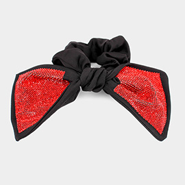 Oversized Flexible Bling Bow Scrunchie Hairband