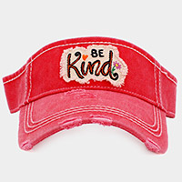 Be Kind Vintage Visor Hat