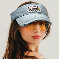 Be Kind Vintage Visor Hat