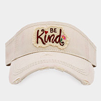 Be Kind Vintage Visor Hat