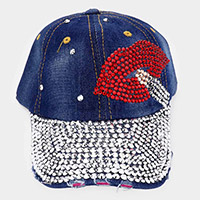 Bling Lips Baseball Cap