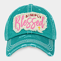 SIMPLY BLESSED Vintage Baseball Cap