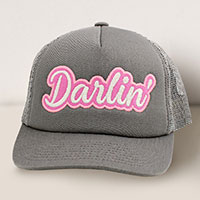 DARLIN Message Mesh Back Baseball Cap