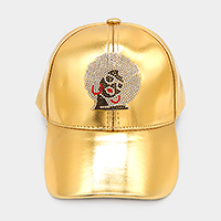 Bling Afro Baseball Cap