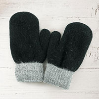 Two Tone Mitten Gloves