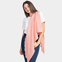 Plain Solid Triangle Scarf / Shawl