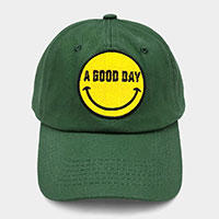 Smile A GOOD DAY Message Baseball Cap