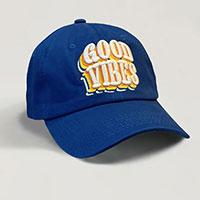 GOOD VIBES Message Baseball Cap