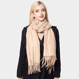 Solid Oblong Scarf