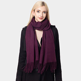 Solid Oblong Scarf