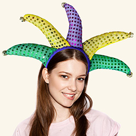 Mardi Gras Jester Headband