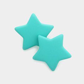 Polymer Clay Star Earrings