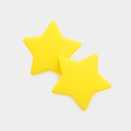 Polymer Clay Star Earrings