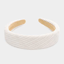 Oblique Line Detailed Headband