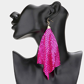 Mesh Chain Dangle Earrings