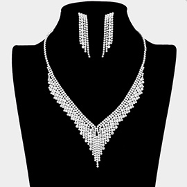 Rhinestone Pave Necklace