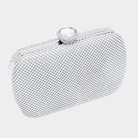 Bling Rectangle Evening Clutch / Crossbody Bag