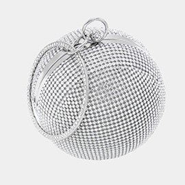 Bling Round Ball Evening Tote / Crossbody Bag