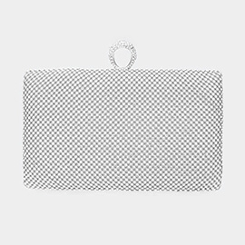 Bling Rectangle Evening Clutch / Crossbody Bag