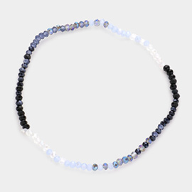 Faceted Beaded Stretch Bracelet