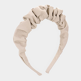 Pleated Solid Headband