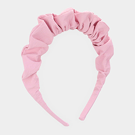 Pleated Solid Headband