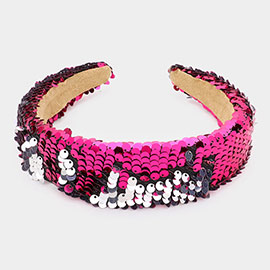 Reversible Sequin Headband