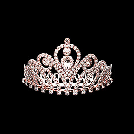 Teardrop Stone Accented Mini Tiara