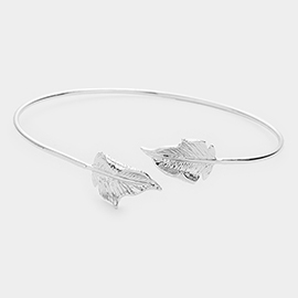 Metal Leaf Bracelet