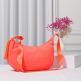 Solid Nylon Sling Bag / Crossbody Bag