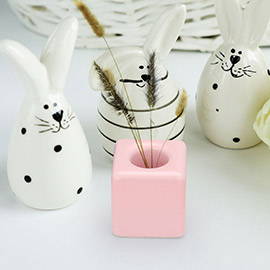 Square Shaped Solid Ceramic Toothbrush Holder / Pen Stand