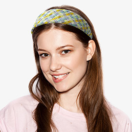 Braided Straw Headband