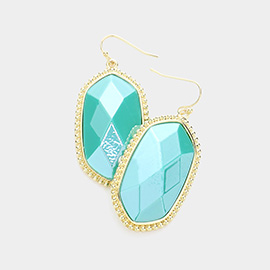 Hexagon Dangle Earrings