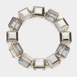 Square Beaded Stretch Bracelet