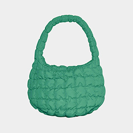 Quilted Puffer Tote / Shoulder Bag Cloud Bag