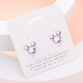 Mouse Character Stud Earrings