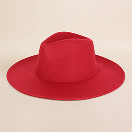 Solid Fedora Panama Hat