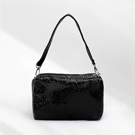 Bling Rectangle Tote / Crossbody Bag