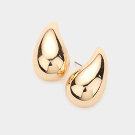 Metal Teardrop Earrings