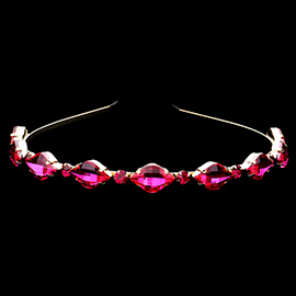 Marquise Stone Cluster Headband