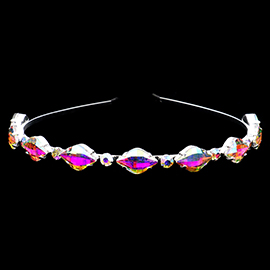 Marquise Stone Cluster Headband