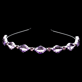 Marquise Stone Cluster Headband